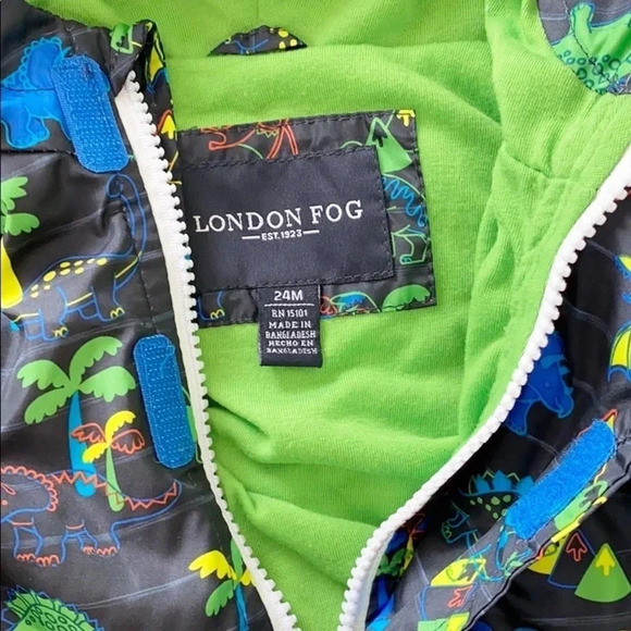 London Fog Dino Printed Jacket - Picture 7 of 8